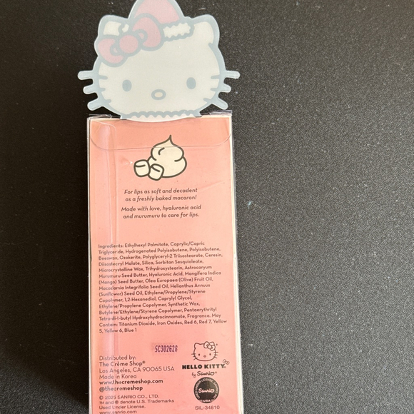 The Crème Shop Hello Kitty Marshmallow Fluff Macaron Lip Balm - Picture 2 of 4